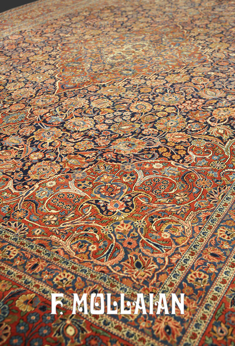 Teppich Persischer Antiker Kashan Dabir n°:30228250
